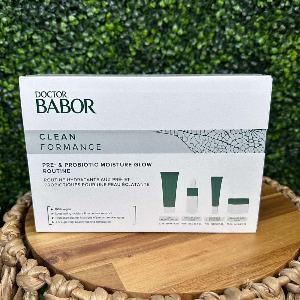 Doctor BABOR‎ Cleanformance Pre-& Probiotic Moisture Glow Routine set new in box